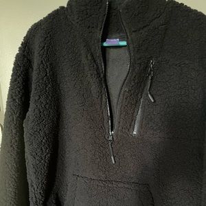 Half zip plush